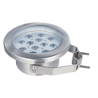 Projecteurs LED subaquatiques pour fontaine et piscine, étanches IP68, 36W RGBW haute puissance, 12V, en acier inoxydable