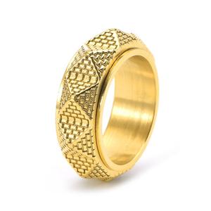Egyptische Piramide <span class=keywords><strong>Ring</strong></span> Gepersonaliseerde Draaiende Fidget <span class=keywords><strong>Ring</strong></span> Roestvrij Staal Heren Stress Reliëf Sieraden Ringen - Product Image 3