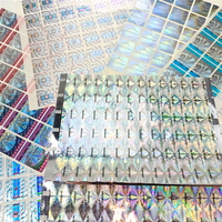 Autocollant holographique 3d Anti-contrefaçon, étiquette personnalisée, effet arc-en-ciel, laser, 1 pièce