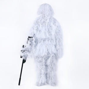 Camouflage personnalisé Gilly Suite 3D accessoires <span class=keywords><strong>de</strong></span> chasse en plein air randonnée vêtements feuille uniformes tactiques ensembles pour chasseur - Product Image 6