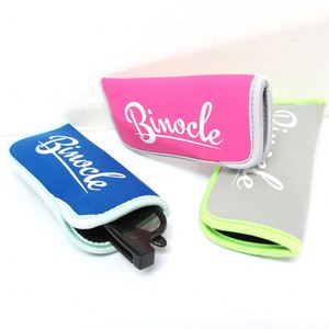 Factory Price Fashion Neoprene Sunglasses Pouch Bag Open Closure Type Foldable Eyeglasses <b>Case</b> Waterproof - Product Image 3