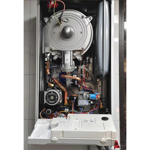 Chaudière murale à condensation entièrement pré-mélangée de haute qualité 24 kW en acier inoxydable naturel pour <span class=keywords><strong>chauffe</strong></span>-<span class=keywords><strong>eau</strong></span> domestique au sol - Product Image 1