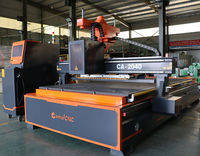 Routeur CNC ATC de taille 2040 avec table à vide pour la production de sculptures en bois d'intérieur