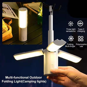 Goldmore Outdoor Multi-functional Camping Folding Tent <span class=keywords><strong>LED</strong></span> Light, avec Atmosphere Light Handheld Hanging Illumination - Product Image 1