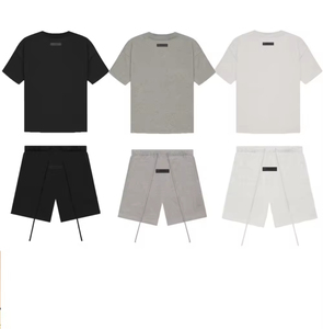 Dropshipping Summer Ropa Para Hombre TrackSuit 2 Pieces Tshirt and Short Sets Camisas Ensemble Homme <b>T</b> Shirt ESS Shorts for Men - Product Image 2