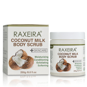 Exfoliante Corporal Natural Nutritivo OEM/ODM, Exfoliante Corporal Iluminador con <span class=keywords><strong>Sal</strong></span> del Mar Muerto, Exfoliante Corporal Blanqueador con Leche <span class=keywords><strong>de</strong></span> <span class=keywords><strong>Coco</strong></span> <span class=keywords><strong>de</strong></span> Marca Privada - Product Image 6