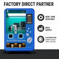 Distributeur automatique de café, robot, libre-service, commercial, 24h/24, kiosque à café sans surveillance