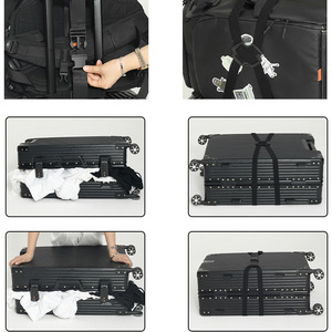 Source factory backpack and luggage straps with elastic fastening for carrying <b>suitcases</b> and packing straps - Product Image 1