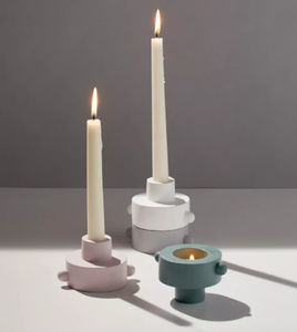 <b>Cheap</b> Custom 2-In-1 Silicone <b>Candle</b> Holder, Romantic <b>Candle</b> Base, Mini Candlestick Home Decoration - Product Image 1