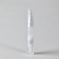 Stylo cosmétique torsadé en PP de petite taille avec logo personnalisé, couleur transparente, vide, pour correcteur et gloss à lèvres
