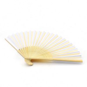 Custom Diy Blank <b>Paper</b> Fan Wedding Painting White Color Folding Fan Personalized Hand Fan - Product Image 3