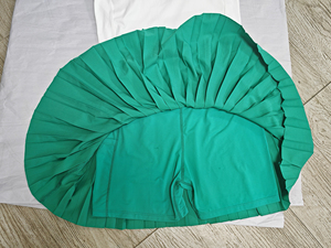 Rok Tenis Lipit Wanita Ukuran Besar, Rok Golf Mini Dua Lapis Pinggang Tinggi dengan Saku untuk Olahraga - Product Image 3