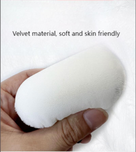 Meilleure vente Fond de teint flocage personnalisé coton velours bouffée coussin d'air cosmétique poudre libre moelleux ruban cosmétique bouffées - Product Image 6