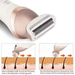 Balle de massage multifonctionnelle 6 en 1 pour le visage Brosse faciale électrique pour enlever les peaux mortes, les aisselles et les jambes Outil de beauté - Product Image 3