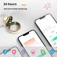 Nuevo Anillo Inteligente 2026, Control Remoto, Cuidado Familiar, Monitor de Salud HRV, Monitor de Actividad Física, Acero, IP68, Resistente al Agua, Frecuencia Cardíaca, Oxígeno en Sangre, para Personas Mayores