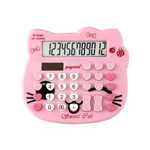 Calculatrice scientifique électronique rose, cadeau promotionnel, prix bas, pour le bureau, l'école, les étudiants - Product Image 1