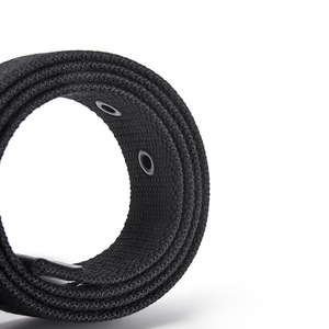 Cinto de Lona Barato Sem Elasticidade com Ilhós de Metal, Cinto Tático Resistente para Uso Externo e Casual, Cinto de Jeans com Fivela de Pino Rotativo - Product Image 4