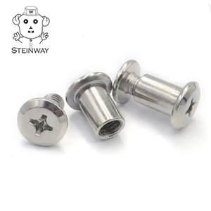 Lục giác ổ cắm chamfered SS304/SS316 thép không gỉ đồ nội thất vít Phillips Đầu phẳng <span class=keywords><strong>M6</strong></span> Kích thước chủ đề mạ kết thúc - Product Image 5