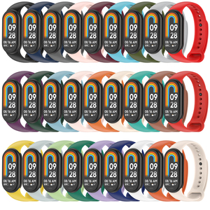 Correa de Silicona TPE con Conector Metálico para <span class=keywords><strong>Xiaomi</strong></span> Mi <span class=keywords><strong>Band</strong></span> 10 9 8, Pulsera Deportiva para Reloj Inteligente, Accesorios - Product Image 6