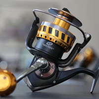 Moulinet de pêche HASIDA EB7000 robuste en métal plein pour la pêche en mer, jigging et trolling, corps en acier inoxydable (SS) Al-Si-Cu-Mg, poids lourd
