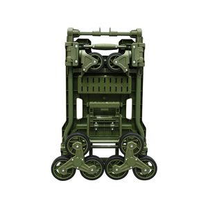 Pesante 330lbs capacità di carico nuova versione stile in alluminio 2-in-1-scala arrampicata a mano camion con sei grandi ruote - Product Image 6