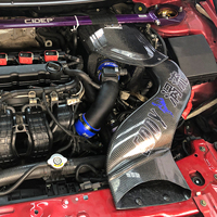 Système d'admission d'air froid réutilisable lavable à haut débit modifié EDDY pour Mitsubishi Evo Lancer EX 1.8L/2.0L