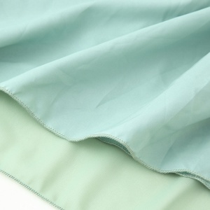 เดรสยาวลำลองแฟชั่นฤดูร้อนสำหรับผู้หญิง 2 สี แบบเรียบ แขนยาว คอวี จับจีบด้านข้าง ซิปผ่าด้านหน้า ผ้าทอ สำหรับฤดูใบไม้ผลิ - Product Image 5