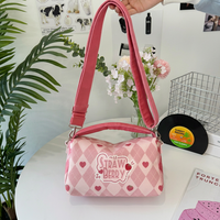 Tas Selempang Custom Logo Grosir, Tas Messenger Kapasitas Besar, Tas Fashion Kasual untuk Belanja dan Perjalanan Sehari-hari
