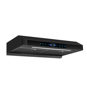 Hotte de cuisinière à lumière LED à 3 vitesses avec filtres à déflecteur à commande gestuelle tactile à alimentation électrique pour usage domestique ou hôtelier US Ventilé - Product Image 1