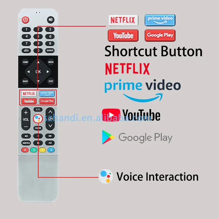 Фабрика Smart TV голосовой пульт дистанционного управления для оригинального skyworth Google SW-V1 Универсальный светодиодный SUHD HDR LCD HDTV 4K tv пульт дистанционного управления