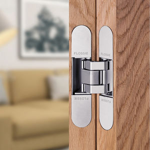 Изысканная 3D регулируемая скрытая дверная петля из сверхпрочного цинкового сплава, современная невидимая петля для ворот, скрытая фурнитура - Product Image 4