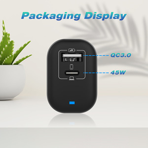 45W Kép Loại <span class=keywords><strong>C</strong></span> ABS Nhanh Chóng Điện Thoại Di Động & Máy Tính Xách Tay Sạ<span class=keywords><strong>c</strong></span> 3-Trong-1 Tp Tương Thích Pd Chứ<span class=keywords><strong>c</strong></span> Năng 45W Đầu Ra Cho iPhone & Cho Samsung - Product Image 2