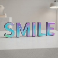 Letras de Canal LED que Cambian de Color, de Alta Luminosidad, Ahorro de Energía, Montables en Pared, Tamaño Personalizado, Letrero Decorativo para Bares y Cafés