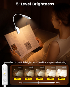 Lampe de lecture portable à 13 LED, 1200 mAh, rechargeable, à clipser, <span class=keywords><strong>pour</strong></span> la protection des yeux, idéale <span class=keywords><strong>pour</strong></span> les voyages et les cadeaux, <span class=keywords><strong>prix</strong></span> de gros. - Product Image 3