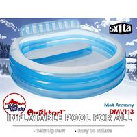 Piscine gonflable pour bébés, enfants et familles Intex, en PVC, épaisseur 1 mm, garantie 1 an, kits de réparation inclus