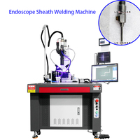 Machine de soudage au laser à fibre de gaine d'endoscope médical de haute précision pour les articulations du genou/de l'épaule/de la hanche/des doigts en acier inoxydable