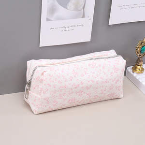 Hot Sale Durable Canvas Multi-color Small <strong>Flowers</strong> Single-layer <strong>Pencil</strong> Bag With Zipper Cute <strong>Pencil</strong> <strong>Case</strong> for School - Product Image 4
