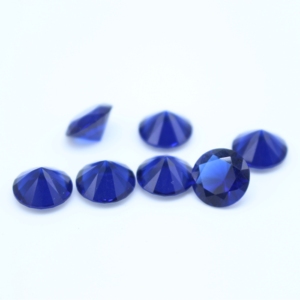 <span class=keywords><strong>Saphir</strong></span> bleu <span class=keywords><strong>synthétique</strong></span> en gros avec 4 mm # Pierre précieuse spinelle ronde européenne 113 3A, non montée - Product Image 6