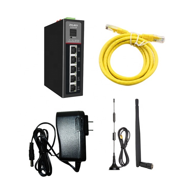 Industrial 4G LTE Router Transparent Transmission Long Range WiFi 9-36V for IoT Solutions Smart Factory DIN Rail
