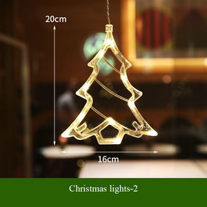 ไฟ LED ประดับตกแต่งคริสต์มาส5V, ไฟแขวนติดหน้าต่างภายนอกอาคารไฟตกแต่งคริสต์มาสแวววาว-1 - Product Image 3