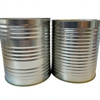 Boîtes en fer blanc laqué personnalisées avec logo, qualité alimentaire, vides, 400g/425g/500g, pour viande, sauce poisson, haricots, pâte, impression offset
