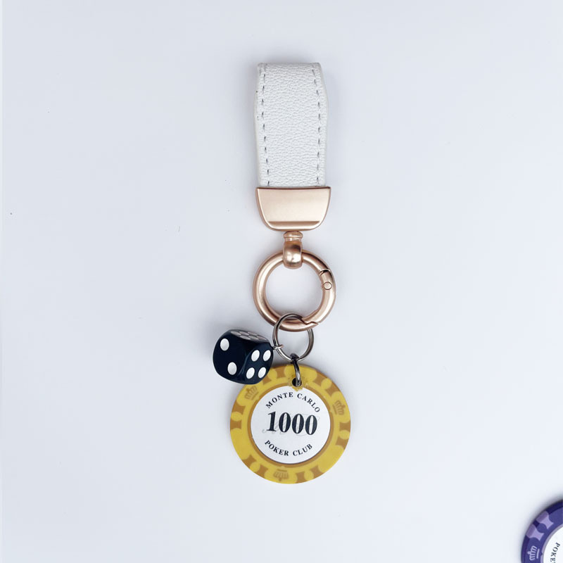 Bianco 1000 gettoni gialli