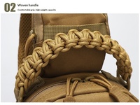 Sac de poitrine tactique multifonctionnel, bandoulière, fermeture éclair, MOLLE, sac d'assaut, doublure en nylon, imperméable, respirant pour l'extérieur