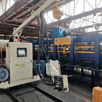 Ligne de production de panneaux sandwich en PU discontinus, panneau d'isolation PU Pir Puf polyuréthane, garage réfrigéré, mousse de moulage