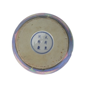 Antique chinois <span class=keywords><strong>peint</strong></span> à la main feuille <span class=keywords><strong>de</strong></span> tabac motif décoratif porcelaine intérieur <span class=keywords><strong>fleur</strong></span> Vase Pack extérieur jardin planteur Pots - Product Image 6