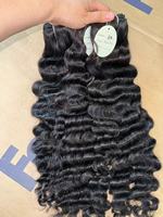 Extensions de Cheveux Vierges Remy Indiens Ondulées Naturelles, Stock Américain, Bouclées Kinky Birmanes, Paquets Bruts en Gros, Cheveux Lisses Brésiliens Remy