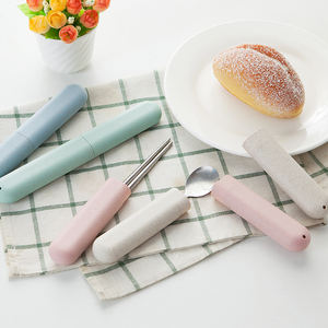 <span class=keywords><strong>Portaspazzolino</strong></span> portatile in paglia di grano con custodia per spazzolino da <span class=keywords><strong>viaggio</strong></span> - Product Image 4