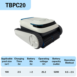 Robot Inteligente para Piscinas PC10, Limpieza Automática del Fondo y Paredes <span class=keywords><strong>de</strong></span> la <span class=keywords><strong>Piscina</strong></span>, Máquina <span class=keywords><strong>de</strong></span> Descontaminación Eficiente por Aspiración - Product Image 1