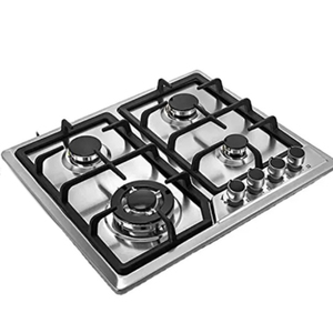 Fornello a Gas da Cucina a 4 Fuochi con Pannello in Acciaio Inossidabile - Product Image 3