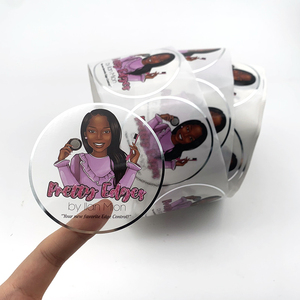 Etiquetas <span class=keywords><strong>Adhesivas</strong></span> Transparentes de Vinilo para Impresión CMYK, Rollo de Etiquetas para Envases de Cosméticos, Impresora Personalizada para Productos Cosméticos - Product Image 3